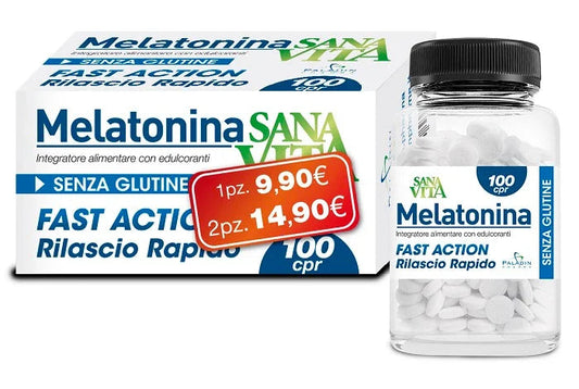 SANAVITA MELATONINA 100 COMPRESSE - Farmaspeed