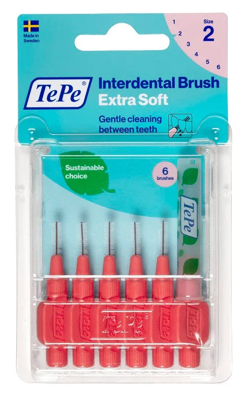 TEPE SCOVOLINO XSOFT ROSSO 0,5MM 6 PEZZI - Farmaspeed