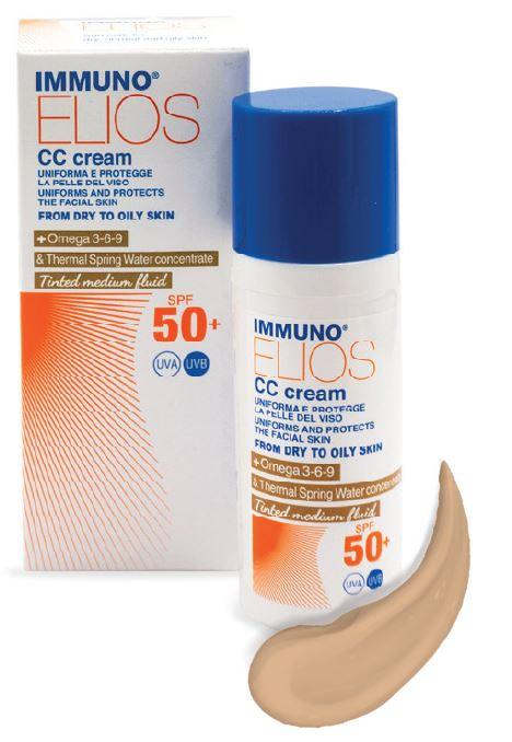 IMMUNO ELIOS CC CREAM SPF50+ TINTED MEDIUM 40 ML - Farmaspeed