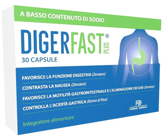 DIGERFAST PLUS 30 CAPSULE - Farmaspeed