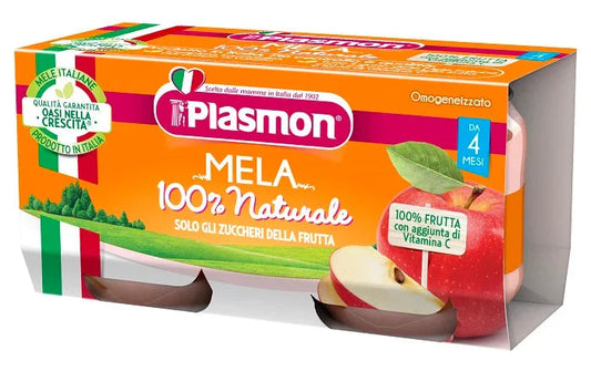 PLASMON OMOGENEIZZATO MELA 2 X 80 G - Farmaspeed