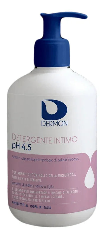 DERMON DETERGENTE INTIMO USO FREQUENTE PH 4,5 500 ML - Farmaspeed