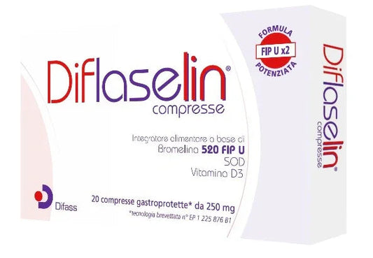 DIFLASELIN 20 COMPRESSE GASTROPROTETTE 250 MG - Farmaspeed
