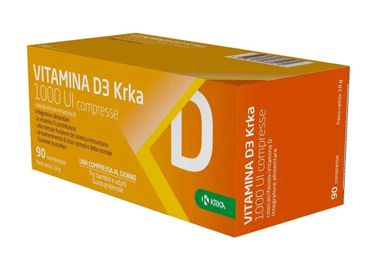 VITAMINA D3 KRKA 1000 UI 90 COMPRESSE - Farmaspeed