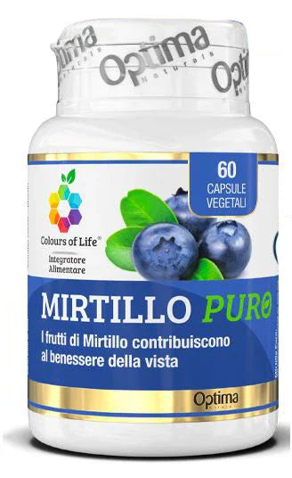 COLOURS OF LIFE MIRTILLO PURO 60 CAPSULE VEGETALI 500 MG - Farmaspeed