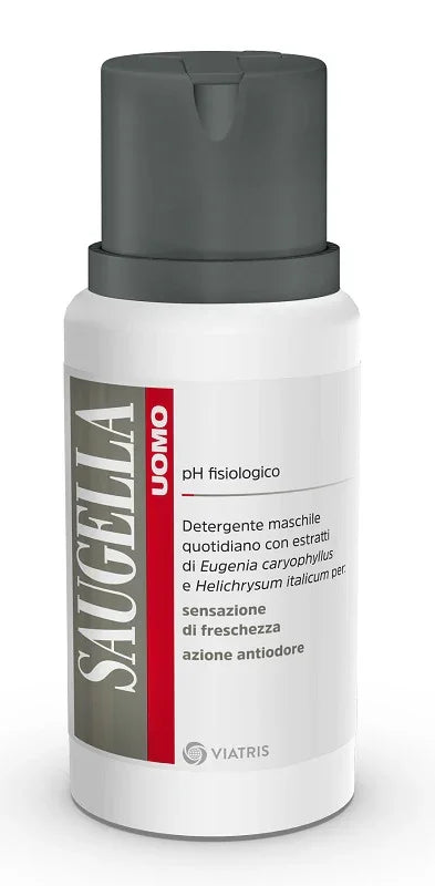 SAUGELLA UOMO PH FISIOLOGICO DETERGENTE MASCHILE 200 ML - Farmaspeed