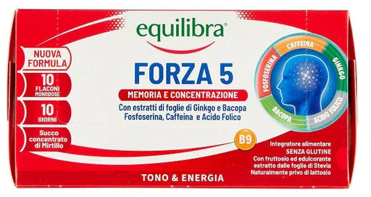 EQUILIBRA FORZA5 10 FLACONCINI - Farmaspeed