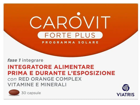 CAROVIT FORTE PLUS PROGRAMMA SOLARE 30 CAPSULE BL - Farmaspeed