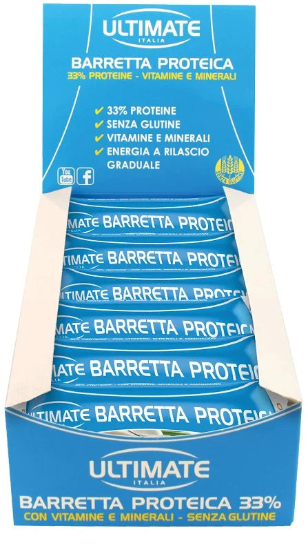 ULTIMATE BARRETTA PROTEICA GUSTO COCCO 24 PEZZI - Farmaspeed