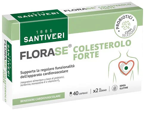 FLORASE COLESTEROLO FORTE 40 CAPSULE - Farmaspeed