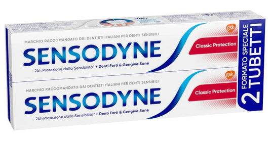 SENSODYNE CLASSICO PROTECTION 2 X 75 ML - Farmaspeed