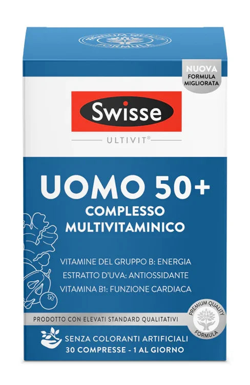 SWISSE MULTIVITAMINICO UOMO 50+ 30 COMPRESSE - Farmaspeed