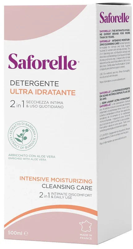 SAFORELLE DETERGENTE ULTRA IDRATANTE 500 ML - Farmaspeed