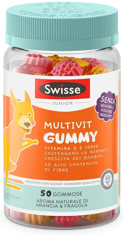 SWISSE JUNIOR MULTIVIT GUMMY 50 PASTIGLIE GOMMOSE - Farmaspeed