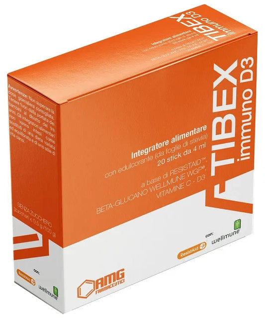TIBEX IMMUNO D3 20 STICK PACK DA 4 ML - Farmaspeed