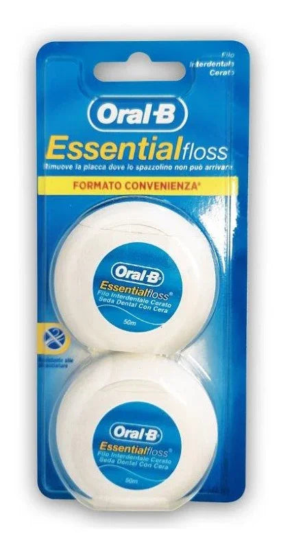 ORALB ESSENTIALFLOSS FILO INTERDENTALE CERATO 2 PEZZI - Farmaspeed