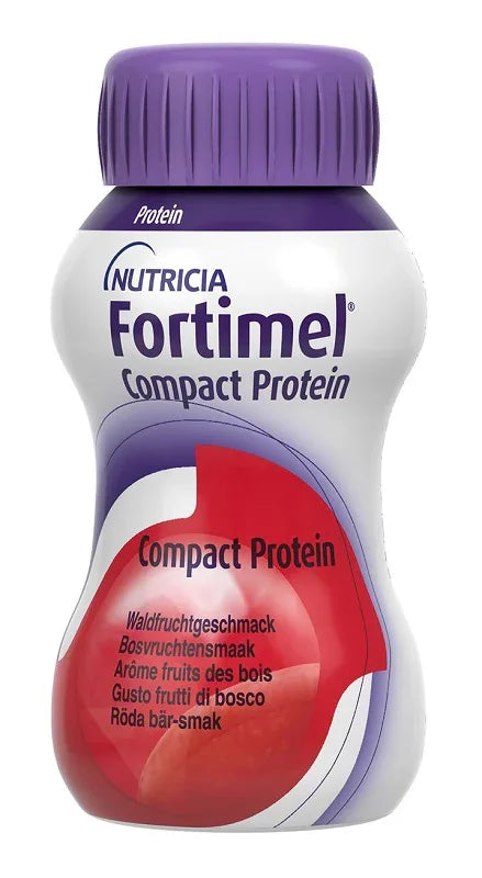 NUTRICIA FORTIMEL COMPACT PROTEIN GUSTO FRUTTI DI BOSCO 4 BOTTIGLIE DA 125 ML - Farmaspeed
