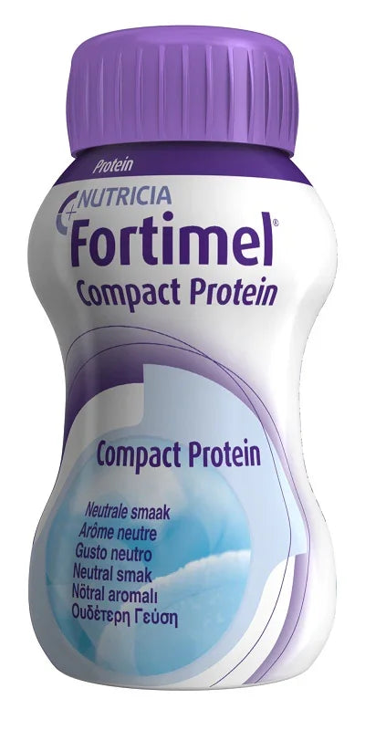 NUTRICIA FORTIMEL COMPACT PROTEIN GUSTO NEUTRO 4 BOTTIGLIE DA 125 ML - Farmaspeed