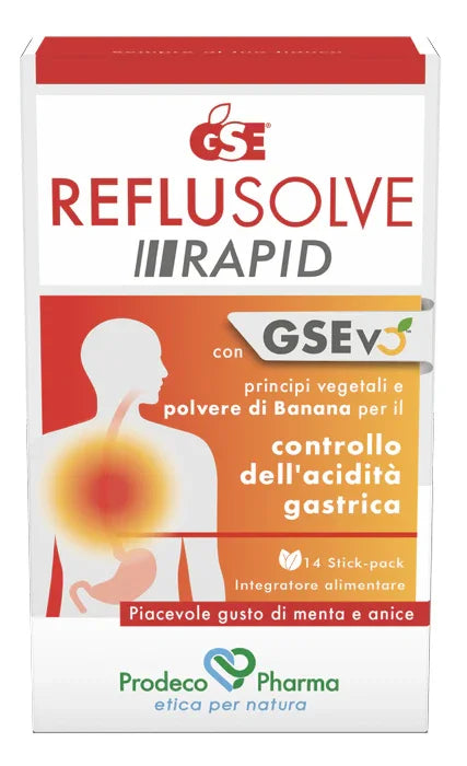 GSE REFLUSOLVE RAPID 14 STICK PACK - Farmaspeed