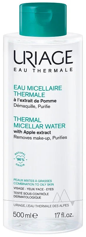 URIAGE EAU MICELLAIRE THERMALE PELLI MISTE GRASSE FLACONE 500 ML - Farmaspeed