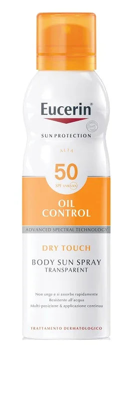 EUCERIN SUN SPRAY TOCCO SECCO SPF50 200 ML - Farmaspeed