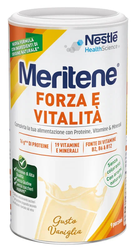 MERITENE FORZA E VITALITA' VANIGLIA 270 G - Farmaspeed