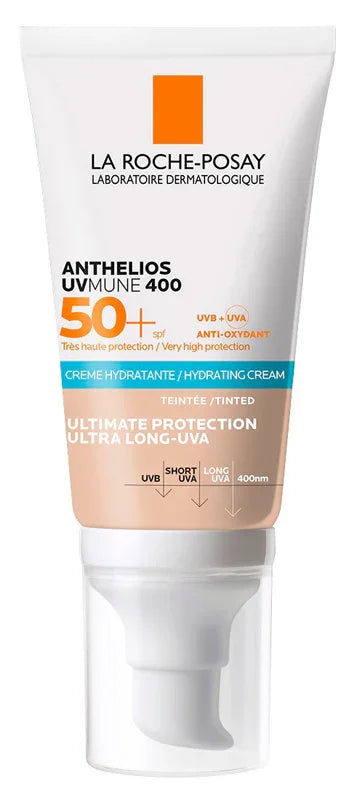 ANTHELIOS UVMUNE CREMA IDRATANTE SPF50+ COLORATO 50 ML - Farmaspeed