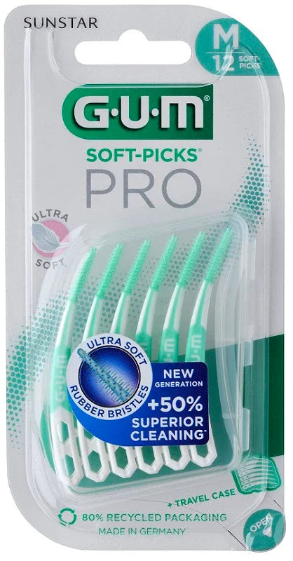 GUM SOFT PICK PRO MEDIUM 12 PEZZI - Farmaspeed