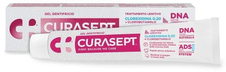 CURASEPT GEL DENTIFRICIO ADS DNA TRATTAMENTO LENITIVO 75 ML - Farmaspeed