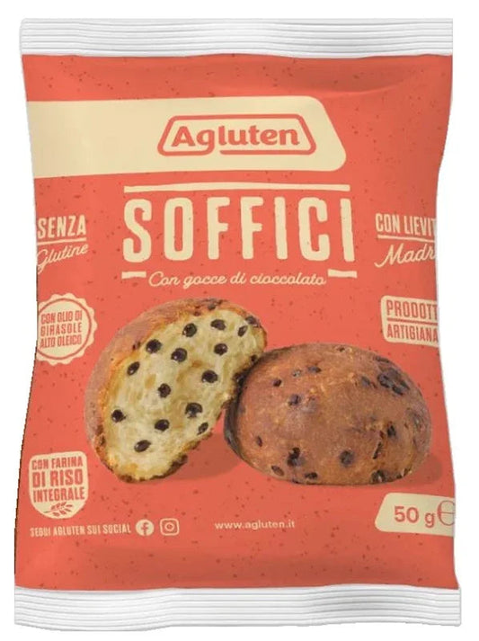 AGLUTEN SOFFICI GOCCE DI CIOCCOLATO 50 G - Farmaspeed
