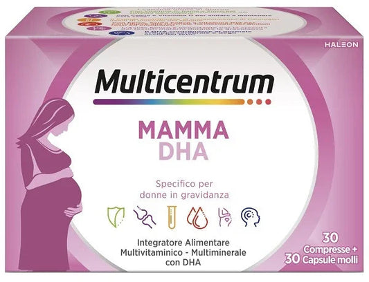 MULTICENTRUM MAMMA DHA 30 COMPRESSE + 30 CAPSULE - Farmaspeed