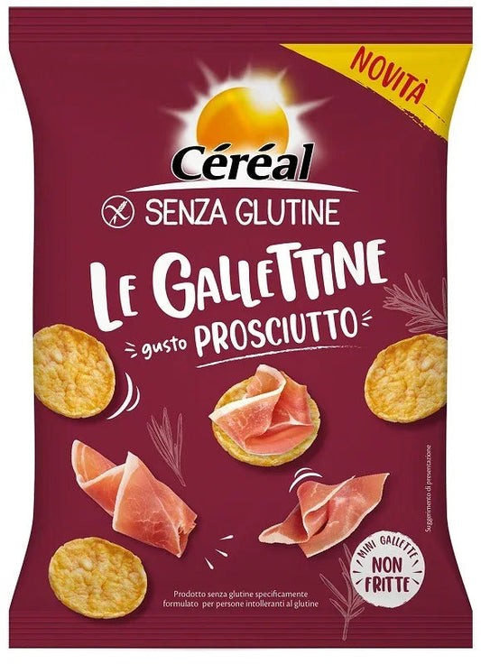 CEREAL SENZA GLUTINE GALLETTINE GUSTO PROSCIUTTO 70 G - Farmaspeed