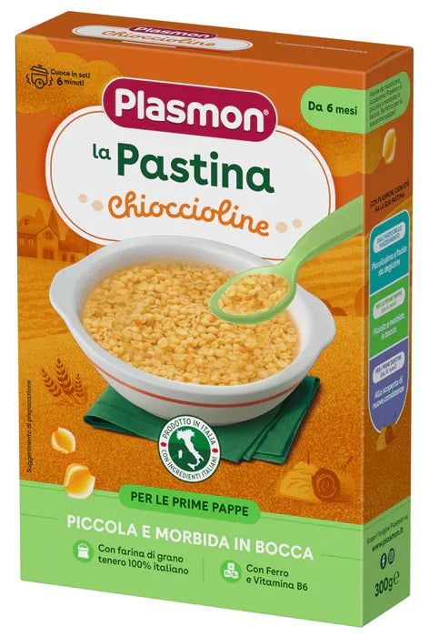 PLASMON PASTA CHIOCCIOLINE 300 G - Farmaspeed