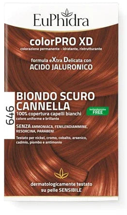 EUPHIDRA COLORPRO GEL COLORANTE CAPELLI XD 646 CANNELLA 50 ML - Farmaspeed