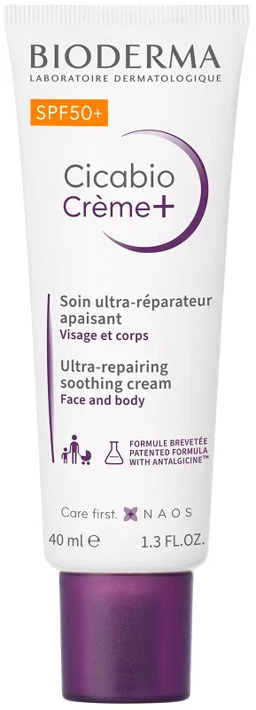 CICABIO CREME+ SPF50 40 ML - Farmaspeed