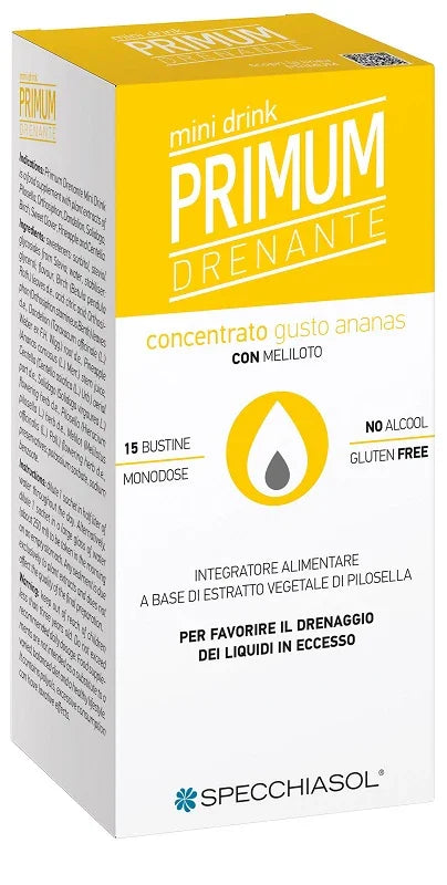 PRIMUM DRENANTE MINI DRINK ANANAS 15 BUSTINE - Farmaspeed