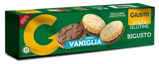 GIUSTO SENZA GLUTINE BIGUSTO VANIGLIA 120 G - Farmaspeed