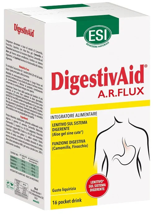 ESI DIGESTIVAID AR FLUX 16 POCKET DRINK - Farmaspeed