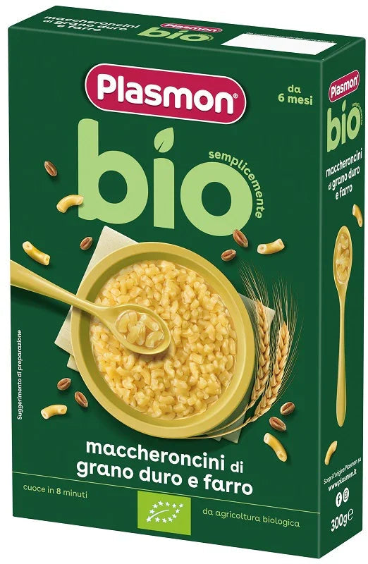PLASMON PASTINA BIO MACCHERONCINI 300 G - Farmaspeed