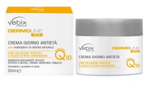 VEBIX DERMOLINE VISO CREMA GIORNO ANTIETA' 50 ML - Farmaspeed