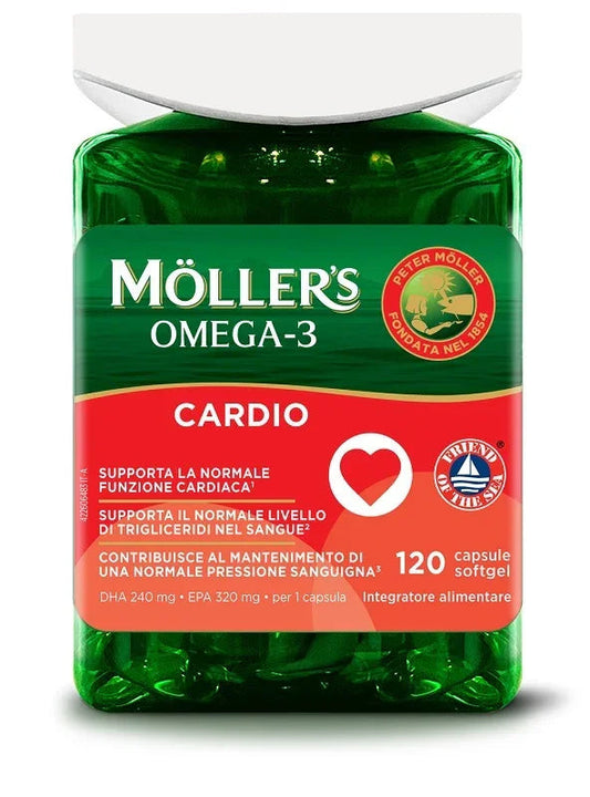 MOLLER'S OMEGA 3 CARDIO 120 CAPSULE - Farmaspeed