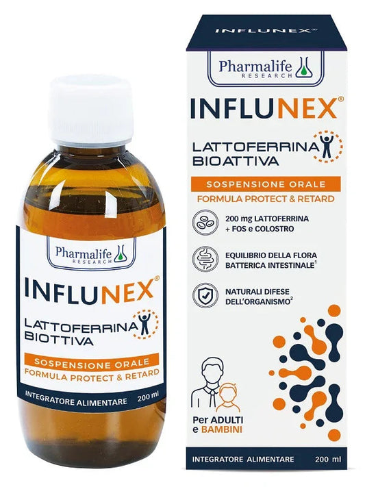 INFLUNEX LATTOFERRINA BIOATTIVA 200 ML - Farmaspeed