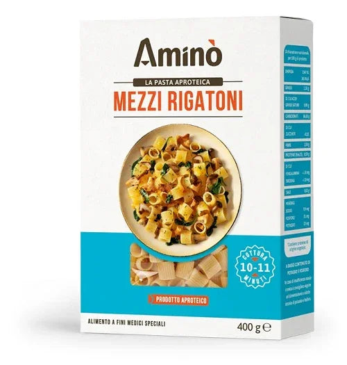 AMINO' MEZZI RIGATONI APROTEICI 400 G - Farmaspeed