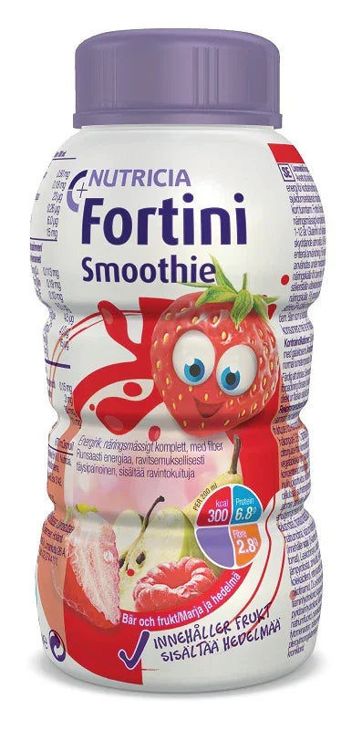 FORTINI SMOOTHIE MULTI FIBRE GUSTO FRUTTI ROSSI 200 ML - Farmaspeed