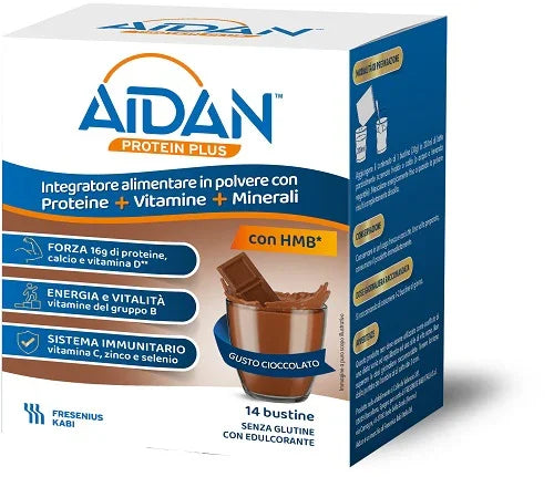 AIDAN PROTEIN PLUS CIOCCOLATO 14 BUSTINE - Farmaspeed