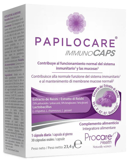 PAPILOCARE IMMUNOCAPS 30 CAPSULE - Farmaspeed