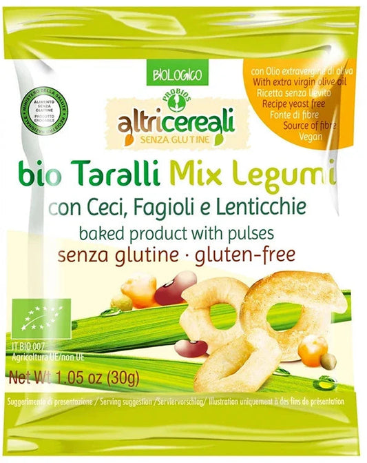 ALTRICEREALI TARALLI MIX LEGUMI 30 G - Farmaspeed