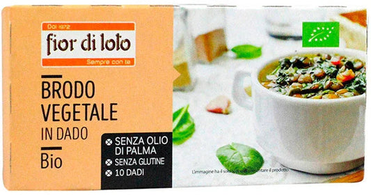 BRODO VEGETALE DADO SENZA PALMA SENZA GLUTINE 100 G - Farmaspeed