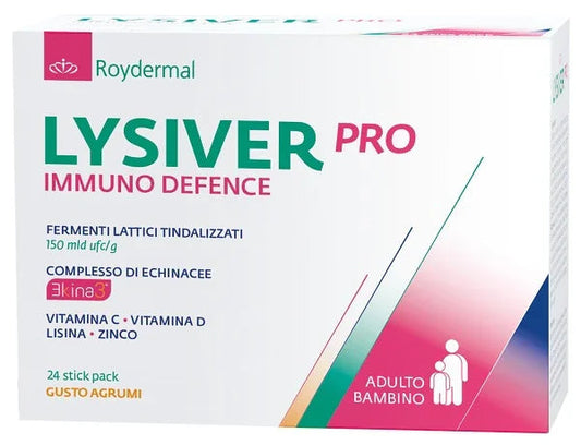 LYSIVER PRO IMMUNO DEFENCE 24 STICK PACK DA 3 G - Farmaspeed