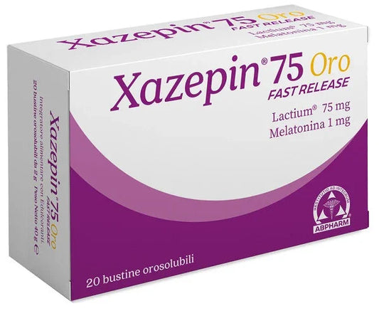 XAZEPIN 75 ORO FAST RELEASE 20 BUSTINE - Farmaspeed